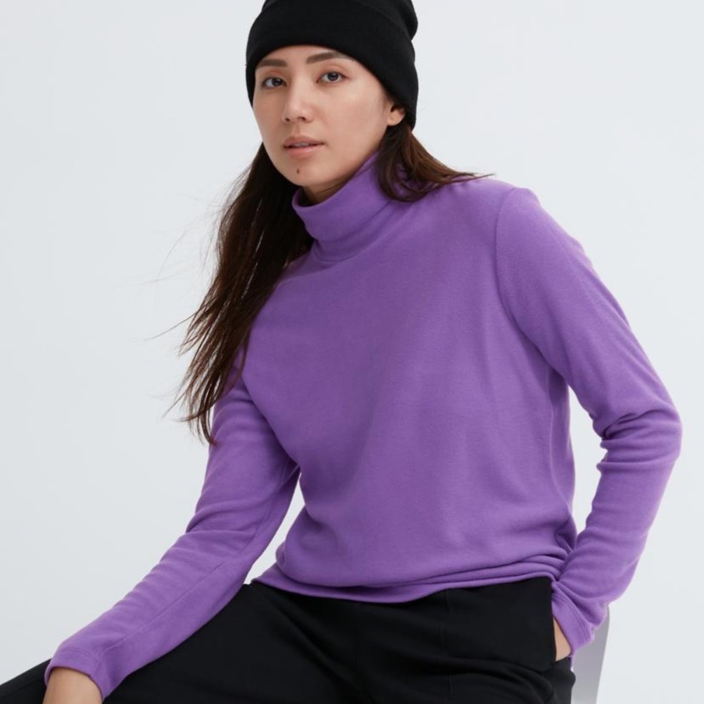 Uniqlo HEATTECH Fleece Turtleneck Sweater